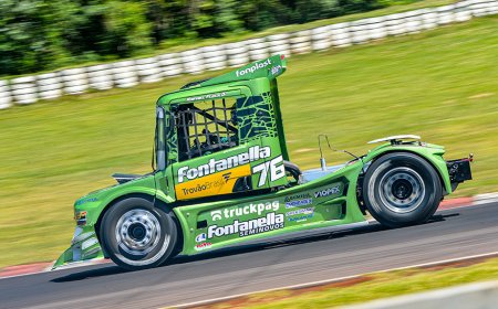 Na luta pelo bi, Fleck é o mais rápido da sexta-feira na Fórmula Truck em Cascavel