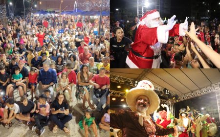 Com praça lotada, Natal dos Sonhos é aberto em Ponta Porã