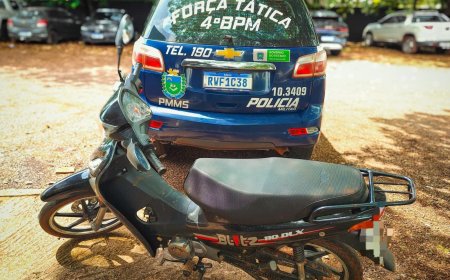 Ponta Porã: Operação Boas Festas: Força Tática apreende motocicleta furtada e cumpre mandado de prisão