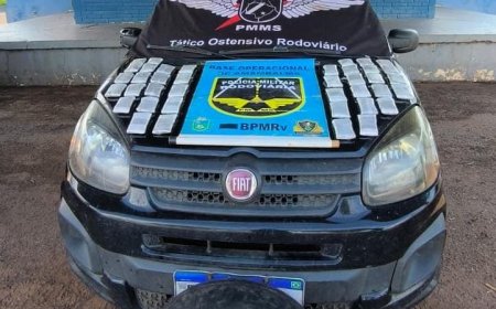 BPMRv apreende haxixe marroquino durante fiscalização na MS-289