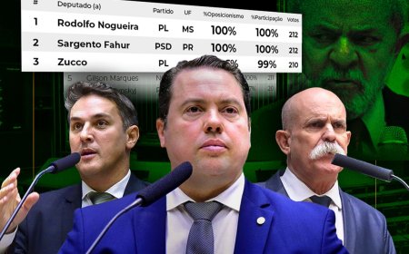 Rodolfo Nogueira fecha o ano como o deputado mais oposicionista do Brasil ao governo Lula
