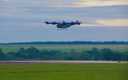 "Carro voador": Eve, da Embraer, faz primeiro voo do protótipo