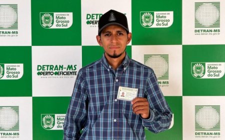 CNH do Brasil: Detran habilita primeiro condutor de MS