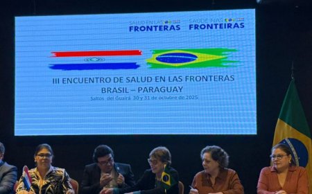 Saúde: Parceria entre Brasil e Paraguai avança em 2025 com sala de situação e mapeamento da fronteira