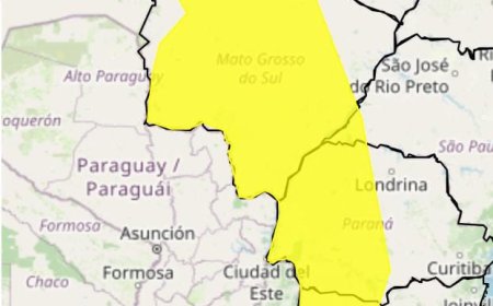 Alerta Meteorológico: INMET adverte para chuvas intensas e ventos fortes até segunda-feira