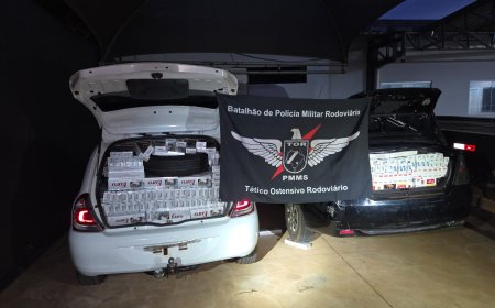 Ponta Porã: BPMRv apreende cigarros, medicamentos para emagrecimento e mercadorias ilegais durante ação da Operação Boas Festas