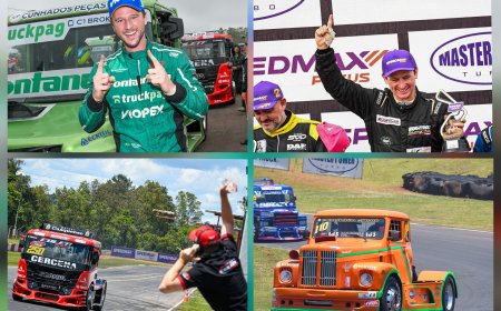 Gaúchos dominaram a	 Fórmula Truck em 2025