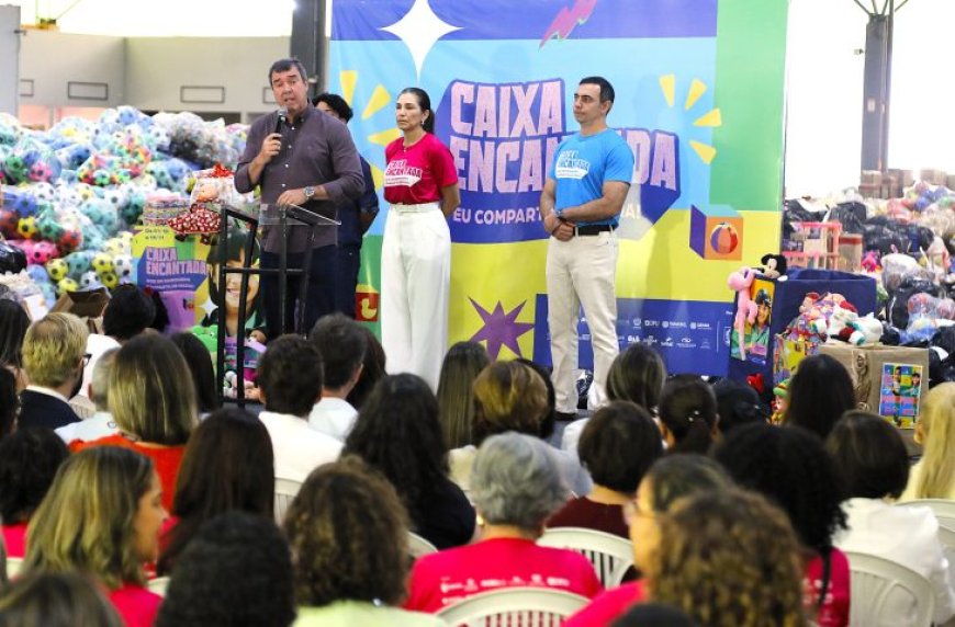‘Caixa Encantada’ arrecada mais de 126,8 mil brinquedos, que vão beneficiar 517 instituições em MS