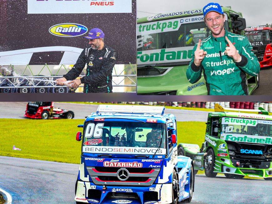 Fleck, Bendo e Alex Vieira, quem levará o título da Fórmula Truck