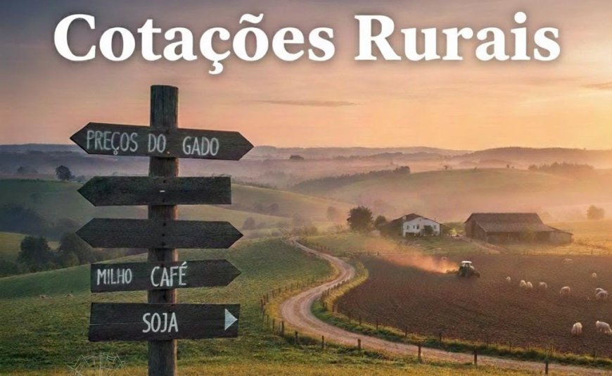 Cotações Agropecuárias: As últimas atualizações dos preços da soja, café, milho, boi gordo e muito mais estão aqui.