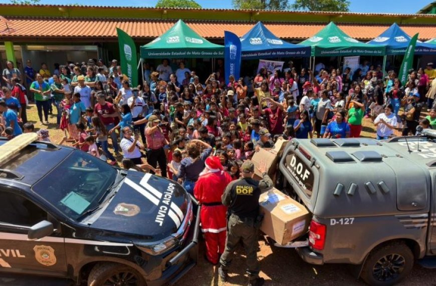 MS em Ação registra mais de 5 mil atendimentos e reforça presença do Estado em aldeia indígena de Antônio João