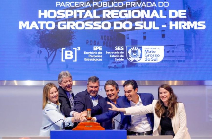 Proposta de R$ 15,9 milhões e com deságio de 22% vence leilão da PPP do Hospital Regional de Mato Grosso do Sul