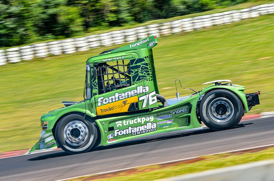 Na luta pelo bi, Fleck é o mais rápido da sexta-feira na Fórmula Truck em Cascavel