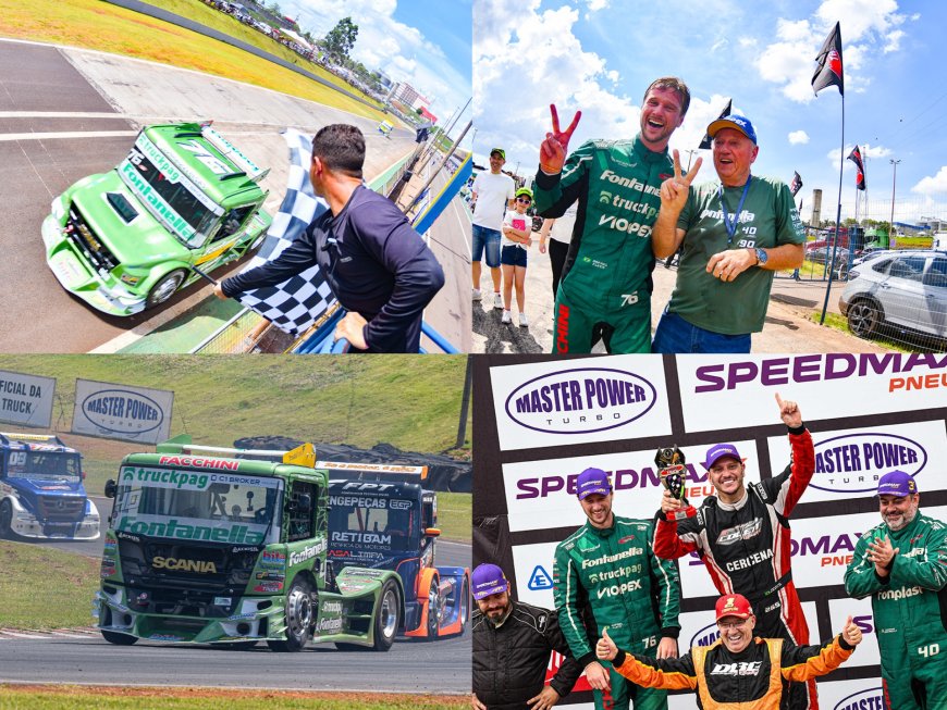 Rafael Fleck é bicampeão da Fórmula Truck	em Cascavel com vitória de Douglas Collet