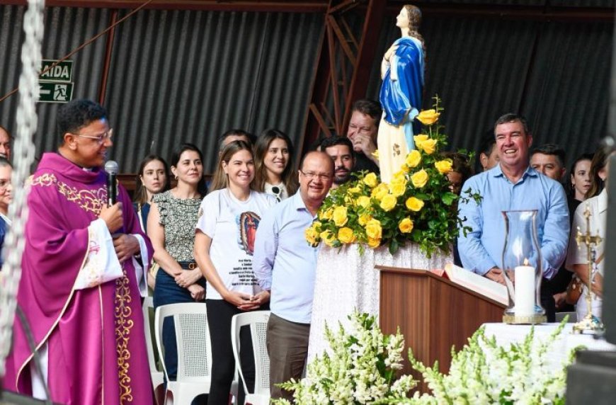 Com presença de Frei Gilson, Governo de MS celebra 90 anos da Paróquia Nossa Senhora da Conceição