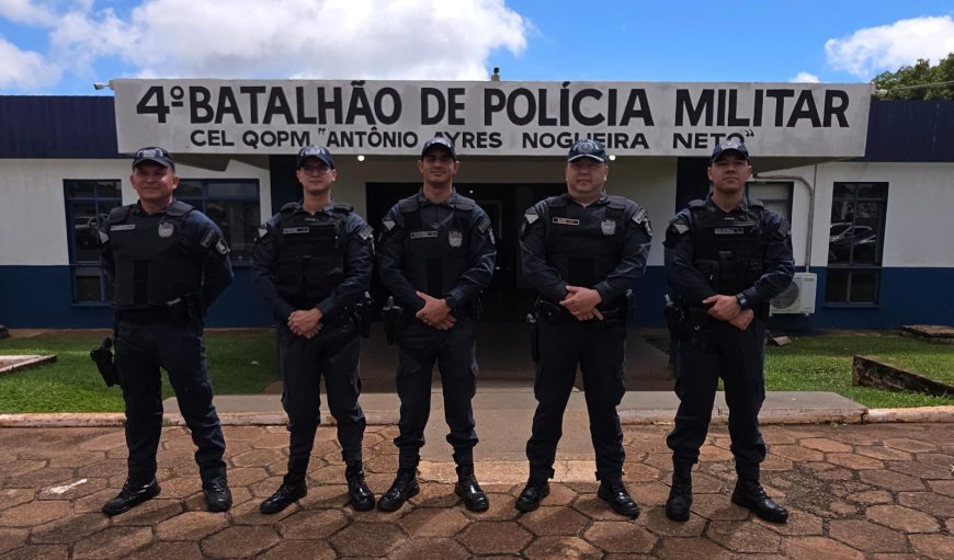Ponta Porã: 4º BPM recebe Aspirantes a Oficial recém-formados para estágio supervisionado