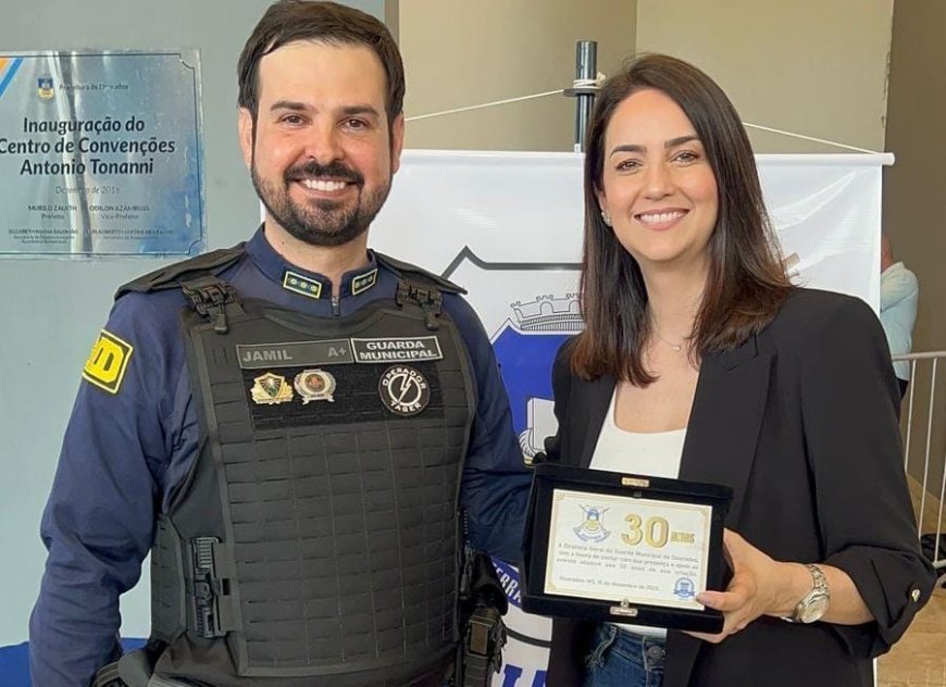 Dourados: Nos 30 anos da Guarda Municipal, Gianni Nogueira reforça valorização da segurança pública