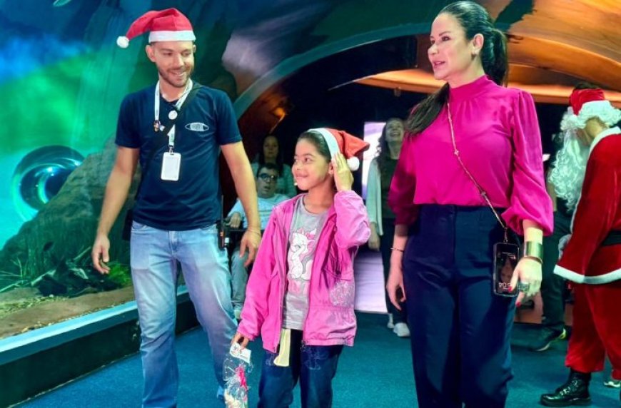 Magia do Natal transforma sonho de criança em realidade no Bioparque Pantanal