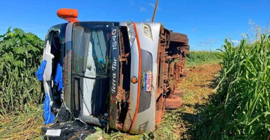 BR-163: Mortos em acidente de ônibus são idenificados