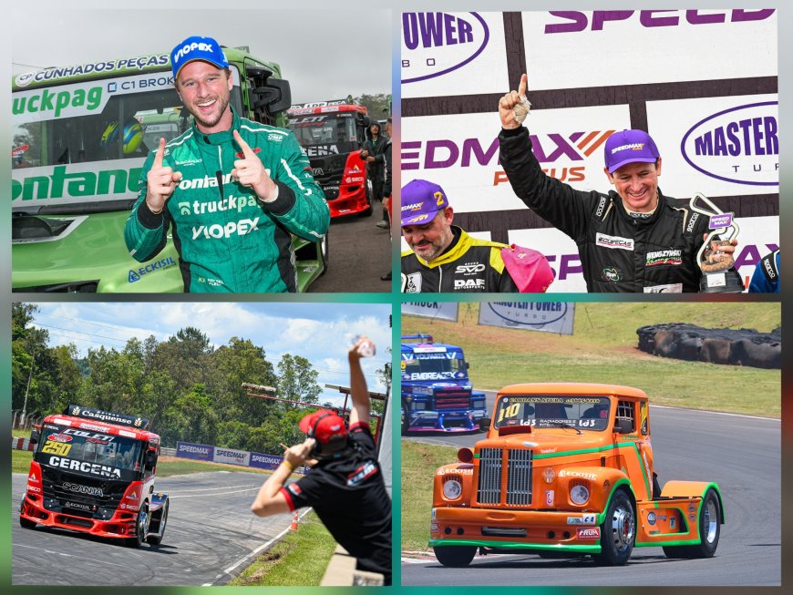 Gaúchos dominaram a	 Fórmula Truck em 2025