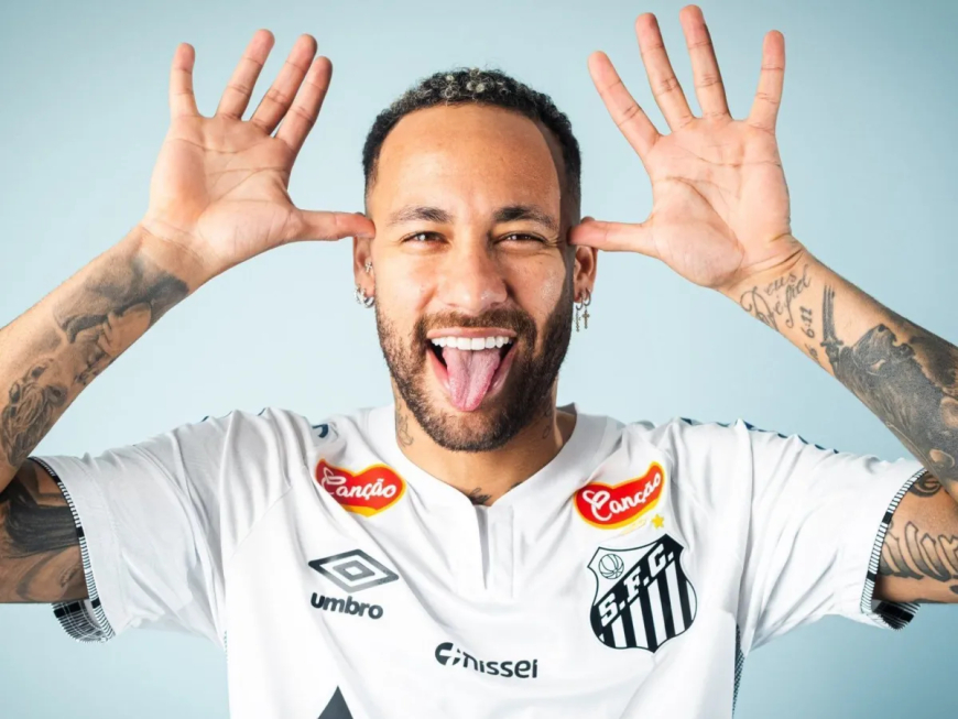 Até o fim de 2026: Neymar renova contrato com o Santos