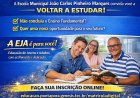 Educação abre matrículas para EJA em Ponta Porã