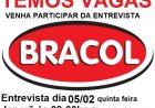 Bracol fará entrevistas dia 5 para a contratar mais 40 colaboradores de Japorã