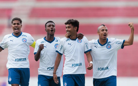 Copa SP de futebol júnior: Bahia goleia Inter de Limeira na estreia