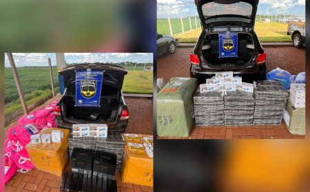 BPMRv apreende mercadorias contrabandeadas durante fiscalização na MS-162, em Maracaju