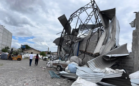 Tempestade: Cidade do Paraná é atingida por ventos fortes de até 180 km/h