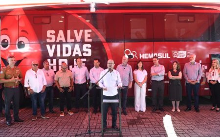 Solidariedade: Nova Unidade Móvel do Hemosul chega para ampliar captação de sangue em MS