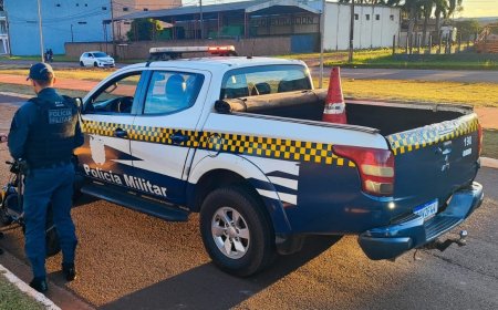 4º BPM orienta população de Ponta Porã sobre novas regras para o uso de ciclomotores