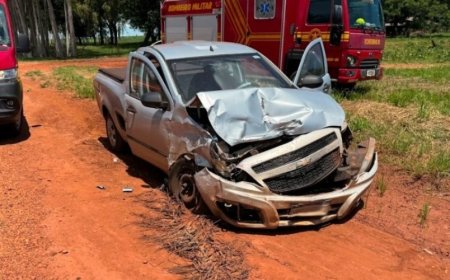 Colisão: Acidente na BR-376 deixa três feridos entre Ivinhema e Amandina