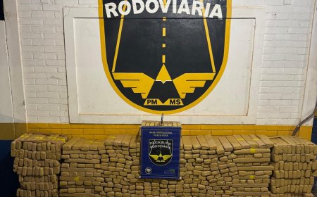 BPMRv apreende mais de 600 quilos de drogas e recupera veículo roubado na MS-164