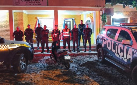4º BPM e Polícia Nacional do Paraguai recuperam motocicleta roubada