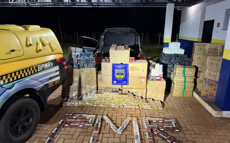 BPMRv apreende mercadorias contrabandeadas durante fiscalização na MS-145