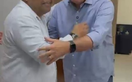 Prefeito Eduardo Campos visita presidente da Câmara Jelson Bernabé e reforça parceria institucional