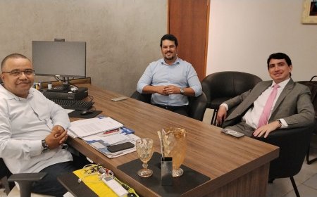 Jelson Bernabé recebe presidente da UCVMS e destaca força do Legislativo municipal