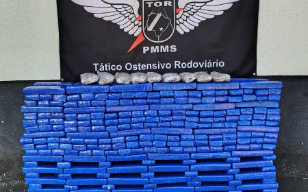 BPMRv apreende mais de 200 quilos de drogas durante bloqueio na região sul do Estado