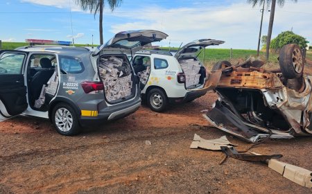 O acidente que revelou o crime: Contrabando termina em capotamento na SP-613