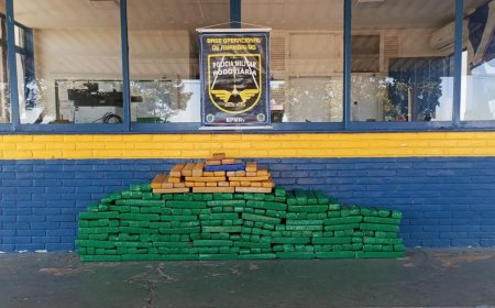 BPMRv apreende 250 quilos de maconha e prende duas mulheres na MS-156