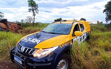 Sinistro de trânsito com vítima fatal resulta em apreensão de drogas na MS-040