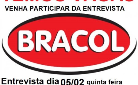 Bracol fará entrevistas dia 5 para a contratar mais 40 colaboradores de Japorã