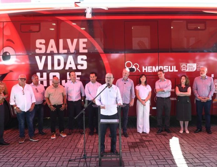 Solidariedade: Nova Unidade Móvel do Hemosul chega para ampliar captação de sangue em MS