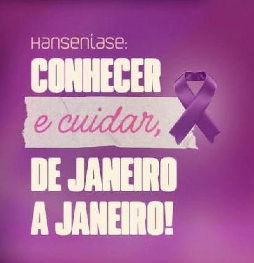 Janeiro Roxo reforça combate à hanseníase com qualificação estadual sobre sinais e diagnóstico precoce