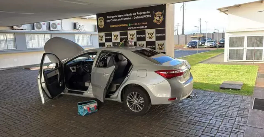 Presa: Polícia intercepta carro e prende mulher com munições de fuzil e drogas em Ponta Porã