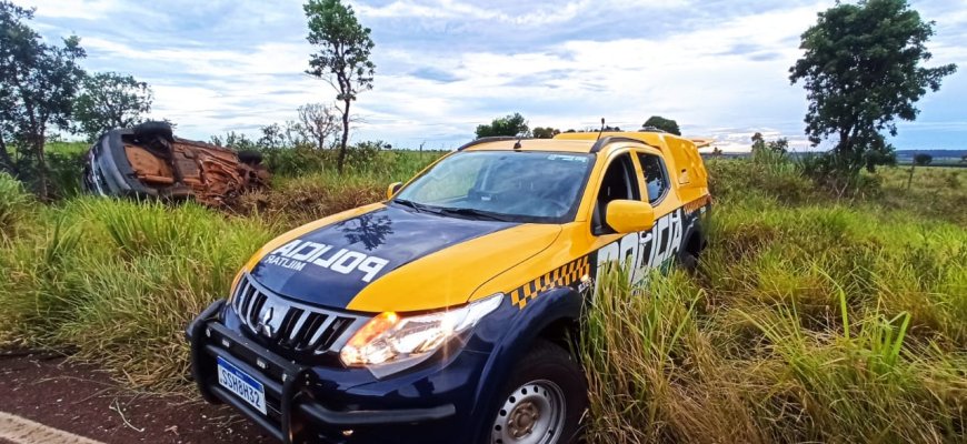 Sinistro de trânsito com vítima fatal resulta em apreensão de drogas na MS-040