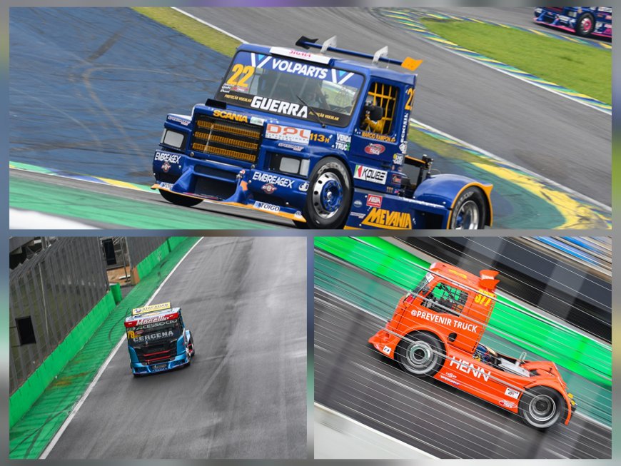 Fórmula Truck tem Rampon na frente	da categoria F-Truck em Interlagos