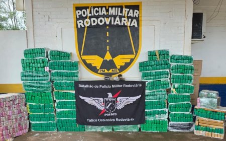 BPMRv apreende mais de uma tonelada de drogas e recupera veículo roubado na MS-164
