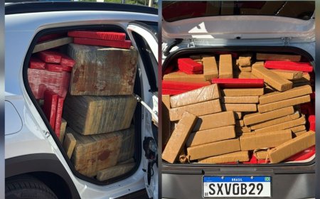 PRF apreende cerca de 1 tonelada de maconha no anel viário de Dourados